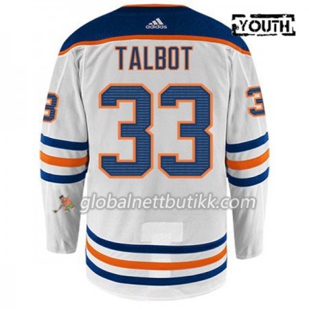 Edmonton Oilers Hockeydrakt CAM TALBOT 33 Hvit Adidas Authentic - Barn